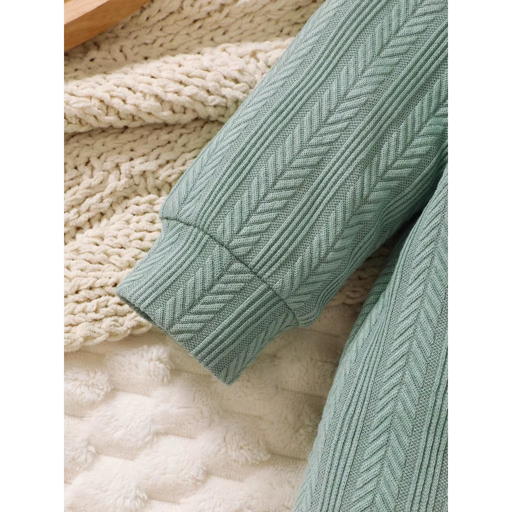 Newborn Baby Boy Cute Bodysuit Long Sleeved Knit Bear with Bow Tie Jumpsuit Birthday Party Clothing for Infant Boy 1-18 Months