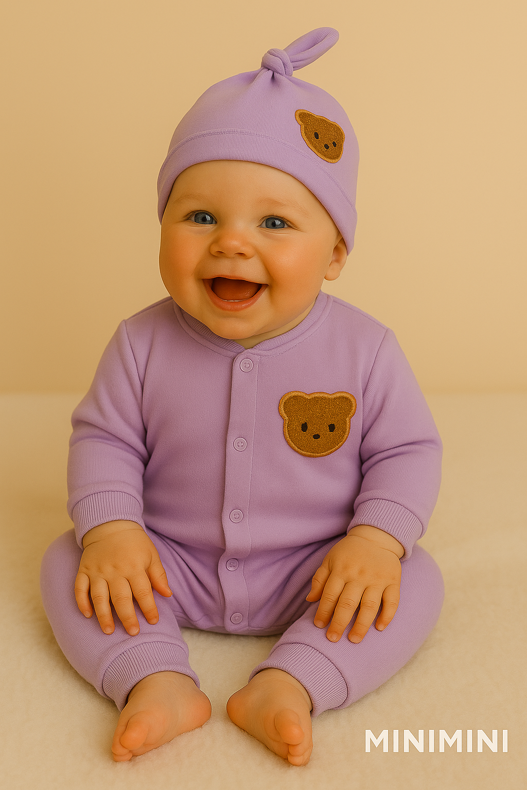 MINIMINI Dreamsuit Romper™ met mutsje