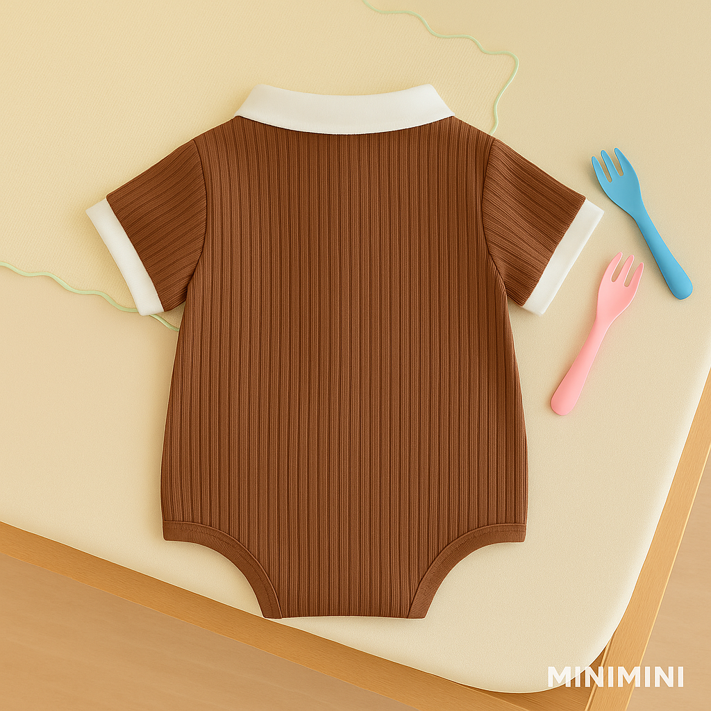 MINIMINI Polobeer™ – Rompers met Teddy Patch
